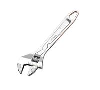 LAJHDCG Llave ajustable de gran apertura con mango largo, llave Universal de abrazadera, herramientas de reparación manual de taller mecánico de acero CR-V(8inch wrench)