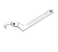 LAJHDCG Llave creciente Gancho ajustable Llave en C Herramienta Tuerca Perno Herramienta manual(Round head 12in)