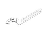 LAJHDCG Llave creciente Gancho ajustable Llave en C Herramienta Tuerca Perno Herramienta manual(Round head 8in)