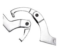 LAJHDCG Llave creciente Gancho ajustable Llave en C Herramienta Tuerca Perno Herramienta manual(Square head 7in)