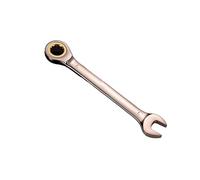 LAJHDCG Llave inglesa de 6-22mm, llaves de trinquete doradas flexibles, llaves dinamométricas universales for herramientas for reparación de motocicletas, herramienta manual métrica(27mm)