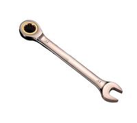 LAJHDCG Llave inglesa de 6-22mm, llaves de trinquete doradas flexibles, llaves dinamométricas universales for herramientas for reparación de motocicletas, herramienta manual métrica(19mm)