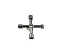 LAJHDCG Llave multifunción for interruptor cruzado de electricista, fontanero, llave triangular cuadrada Universal for radiador de purga de tren de Gas (4 en 1)(Hexagonal 3pcs)