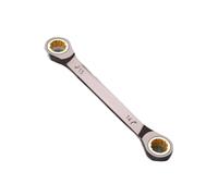 LAJHDCG Llave Torx de doble uso, 6MM-27MM, llave de trinquete de flor de ciruelo de doble dirección, Universal for herramientas de reparación de automóviles(14x15mm)