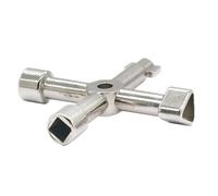 LAJHDCG Llave triangular Universal multifunción de 4 vías, llaves de fontanero, triángulo for medidores eléctricos de Gas, gabinetes, radiadores de purga (1~10 Uds.)(Style C 10pcs)