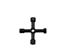 LAJHDCG Multifunction Cross Switch Square Key Wrench Alloy Universal Triangle For Elevator Electrical Cupboard Box Train Cabinet(A)