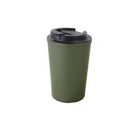 LAJHDCG Office leisure Taza térmica de acero inoxidable 316, multicolor, con tapa abatible y doble capa, for café al vacío. Keep hot and cold for 6 hours(Green)