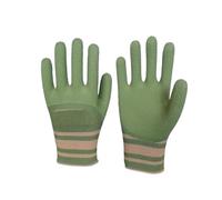 LAJHDCG waterproof and cut-resistant Guantes transpirables y resistentes al desgaste con revestimiento de PU Safety Gloves Wholesale is available(Green)