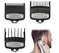 LAJUP 3 Pzs Peine Límite Para Cortapelos,Peine Maquina Cortar Pelo,Recortadores De Peine Guía,Cubierta Protectora Cortadora,Peine De Peluqueria Profesional Compatibles Con Maquinillas Wahl