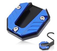 LAJUP Caballete Moto, Almohadilla de Soporte Lateral para Motocicleta, Soporte de Extensión Accesorios Motocicleta CNC Aluminio Soporte Almohadilla Soporte Lateral Pie Ampliar Acolchado