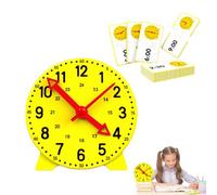 LAJUP Reloj para Los Alumnos,Student Learning Clock,Relojes De Enseñanza para Niños,Learning Resources Paquete De Minirelojes,Juguete Educativo Regalo