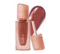 Laka Jelly Nude Gloss 4.5 g/0.15 oz, brillo de labios, aceite labial hidratante transparente sin manchas, antiadherente, brillo nutritivo para un aspecto fresco y brillante, vegano, belleza limpia