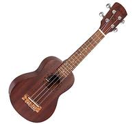 LAKA Ukelele acústico y bolsa, soprano, chocolate VUS5CH
