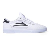 Lakai Cambridge Zapatos Skateboarding Hombre Corte Bajo - Cuero Blanco, 42.5 EU - Zapatos Blancos para Hombre con Agarre y Amortiguación