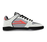 Lakai Telford Low Zapatillas Skate Hombre - Zapatos de Skate para Hombre, Resistentes, Transpirables y con Gran Agarre - White Dove Coral, EU 43