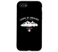 Lake Braies Italy Pragser Wildsee Bandera italiana del Tirol del Sur Carcasa para iPhone SE (2020) / 7 / 8