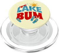 Lake Bum Summer Vibes Lake Loving Girl Lake Bum PopSockets PopGrip para MagSafe