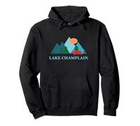 Lake Champlain Nature Art Vacation Design Sudadera con Capucha