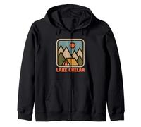 Lake Chelan Washington Nature Vacation Backpacking Souvenir Sudadera con Capucha