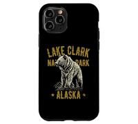 Lake Clark National Park Alaska USA Bear Diseño Vintage Carcasa para iPhone 11 Pro