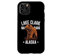 Lake Clark National Park Alaska USA Bear Diseño Vintage Carcasa para iPhone 11 Pro