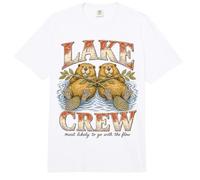 Lake Crew Beavers Most Likely To Go with The Flow Summer Comfort Colors Adult Heavyweight T-Shirt
