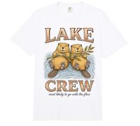 Lake Crew Beavers Most Likely To Go with The Flow Summer Comfort Colors Adult Heavyweight T-Shirt