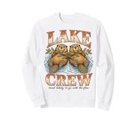 Lake Crew Beavers Most Likely To Go with The Flow Summer Sudadera