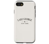 Lake George New York | Impresión gráfica de Lake George NY | Carcasa para iPhone SE (2020) / 7/8