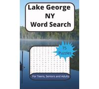 Lake George NY Word Search Puzzle Book: Lake George NY Word Search: Word Search Puzzle Book with Easy to Read Print about Lake George, Upstate New ... | Gift for Vacations, Holidays and Relaxation