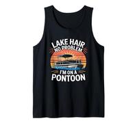 Lake Hair No Hay Problema Estoy en un Barco pontón Vida Camiseta sin Mangas