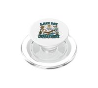 Lake Life Day Department Sun Splash Design PopSockets PopGrip para MagSafe