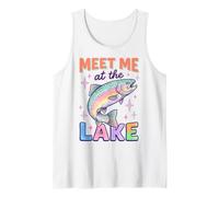 Lake Life Meet Me At The Lake Trout Fishing Summer Lover Camiseta sin Mangas