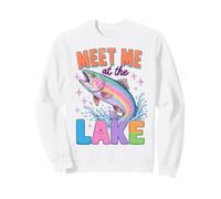 Lake Life Meet Me At The Lake Trout Fishing Summer Lover Sudadera