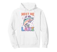 Lake Life Meet Me At The Lake Trout Fishing Summer Lover Sudadera con Capucha