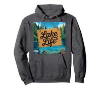 Lake Life With Ducks Navegantes al aire libre Campistas y amantes de la naturaleza Sudadera con Capucha