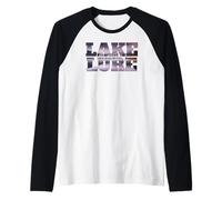 Lake Lure Western North Carolina WNC Scenic - Recuerdo para Exteriores Camiseta Manga Raglan