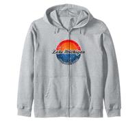 Lake Michigan Los Grandes Lagos The Great Lakes Sudadera con Capucha