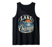Lake Ontario Estados Unidos Canadá Camiseta sin Mangas