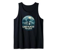 Lake Placid New York Loon - Diseño de Madre y Pollito Camiseta sin Mangas