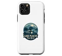 Lake Placid New York Loon - Diseño de Madre y Pollito Carcasa para iPhone 11 Pro