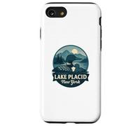 Lake Placid New York Loon - Diseño de Madre y Pollito Carcasa para iPhone SE (2020) / 7/8