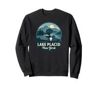 Lake Placid New York Loon - Diseño de Madre y Pollito Sudadera