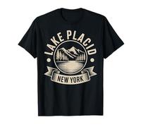 Lake Placid Nueva York Scenic Nature Travel Souvenir Camiseta