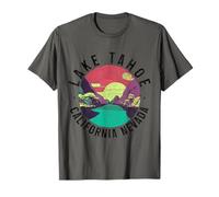 Lake Tahoe California Nevada Naturaleza Amante Recuerdo Vintage Camiseta