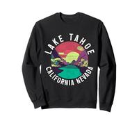 Lake Tahoe California Nevada Naturaleza Amante Recuerdo Vintage Sudadera