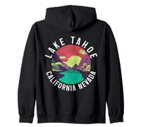 Lake Tahoe California Nevada Naturaleza Amante Recuerdo Vintage Sudadera con Capucha
