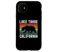 Lake Tahoe California Nevada Retro Mountain 530 775 Camping Carcasa para iPhone 11