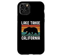 Lake Tahoe California Nevada Retro Mountain 530 775 Camping Carcasa para iPhone 11 Pro