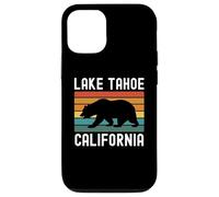 Lake Tahoe California Nevada Retro Mountain 530 775 Camping Carcasa para iPhone 12/12 Pro